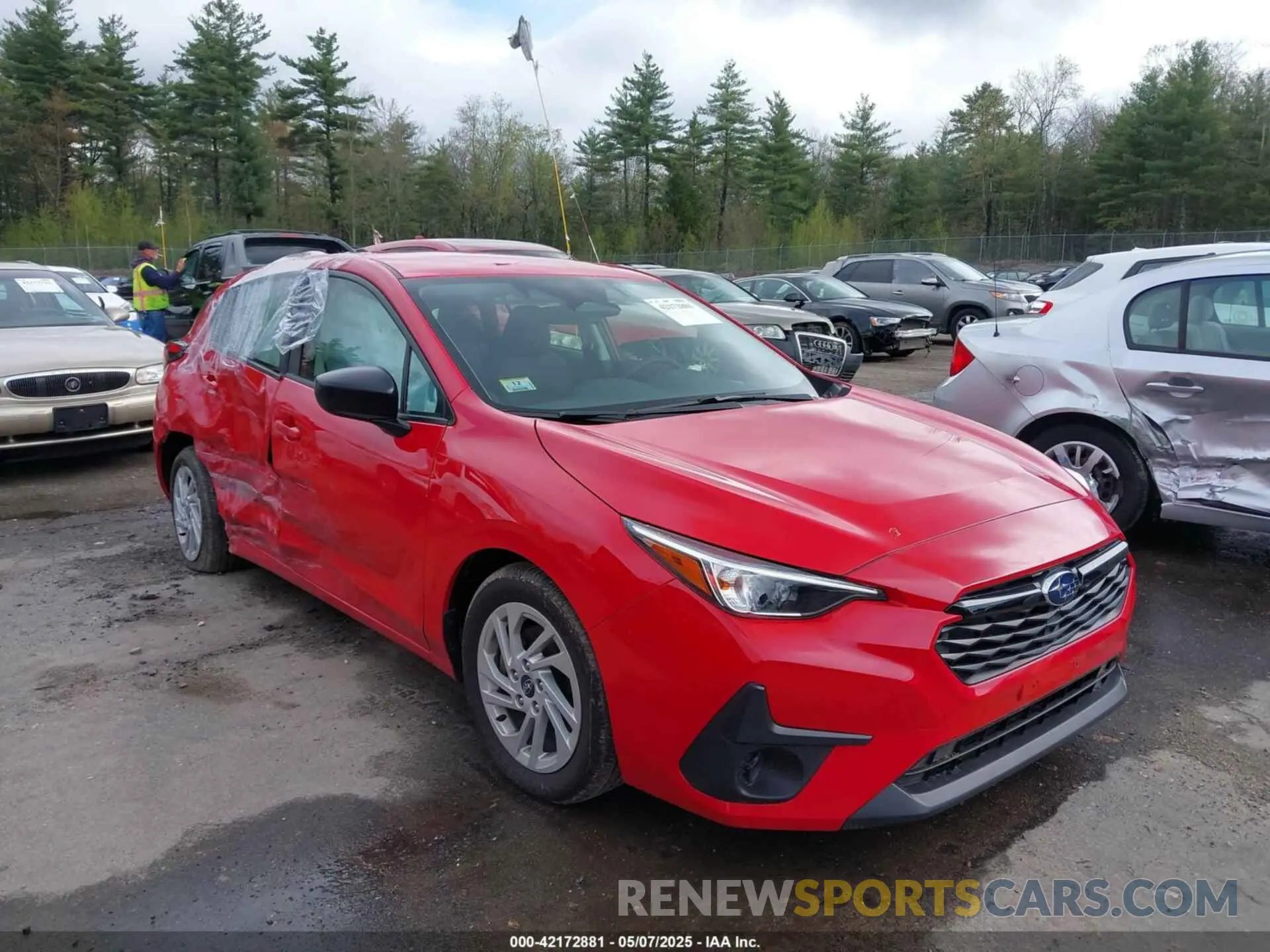 1 Photograph of a damaged car JF1GUABC5R8896932 SUBARU IMPREZA 2024