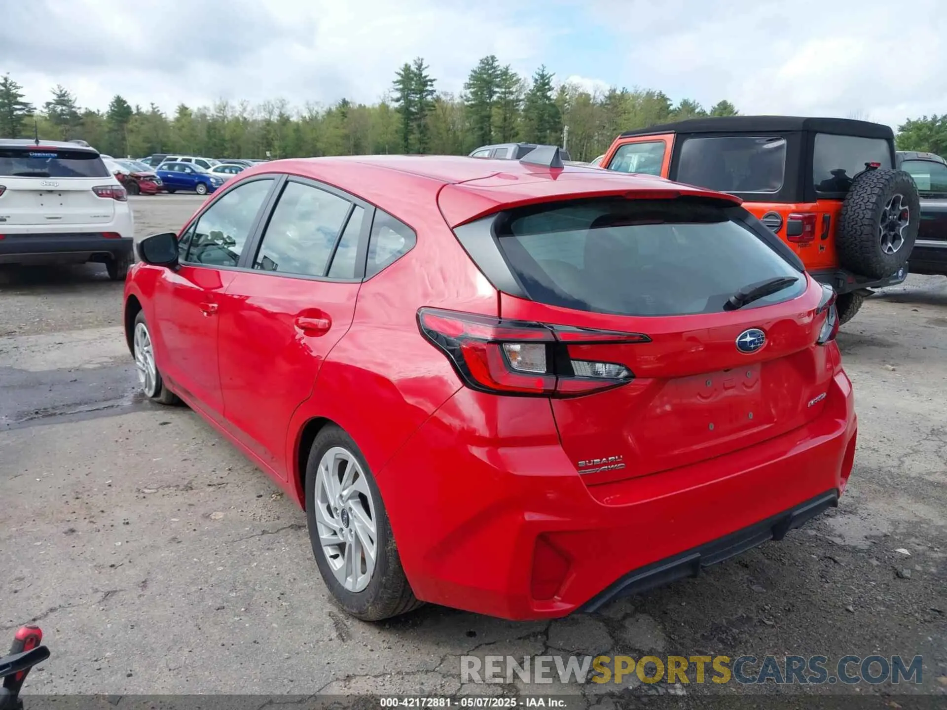3 Photograph of a damaged car JF1GUABC5R8896932 SUBARU IMPREZA 2024