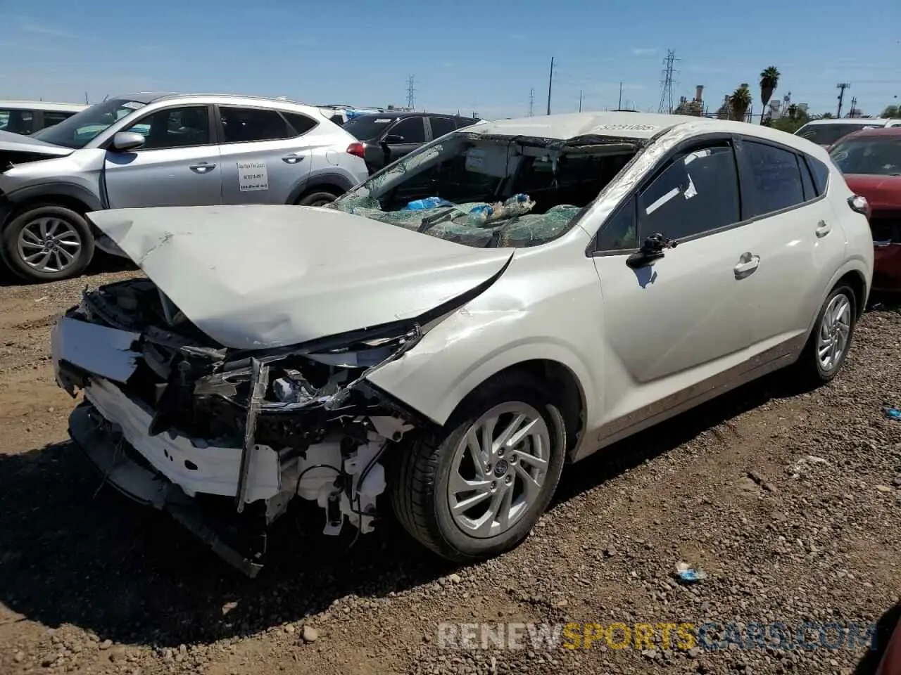 1 Photograph of a damaged car JF1GUABC6R8336174 SUBARU IMPREZA 2024