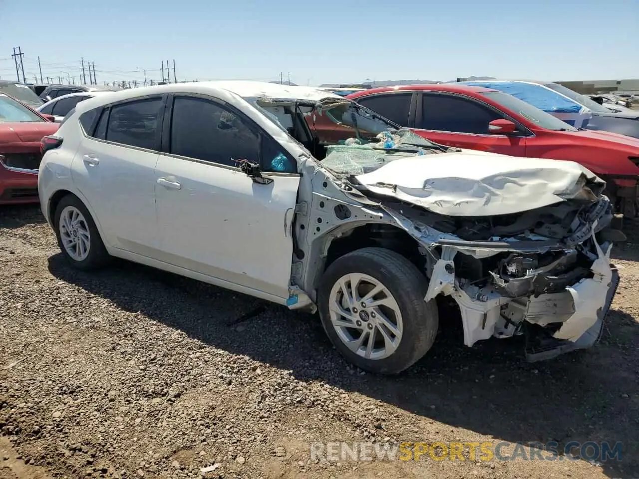 4 Photograph of a damaged car JF1GUABC6R8336174 SUBARU IMPREZA 2024