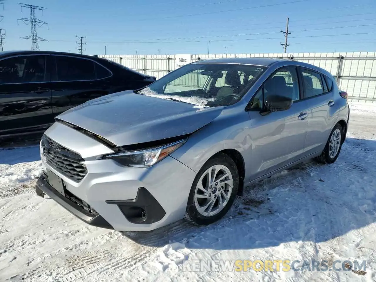 1 Photograph of a damaged car JF1GUABC6R8384502 SUBARU IMPREZA 2024