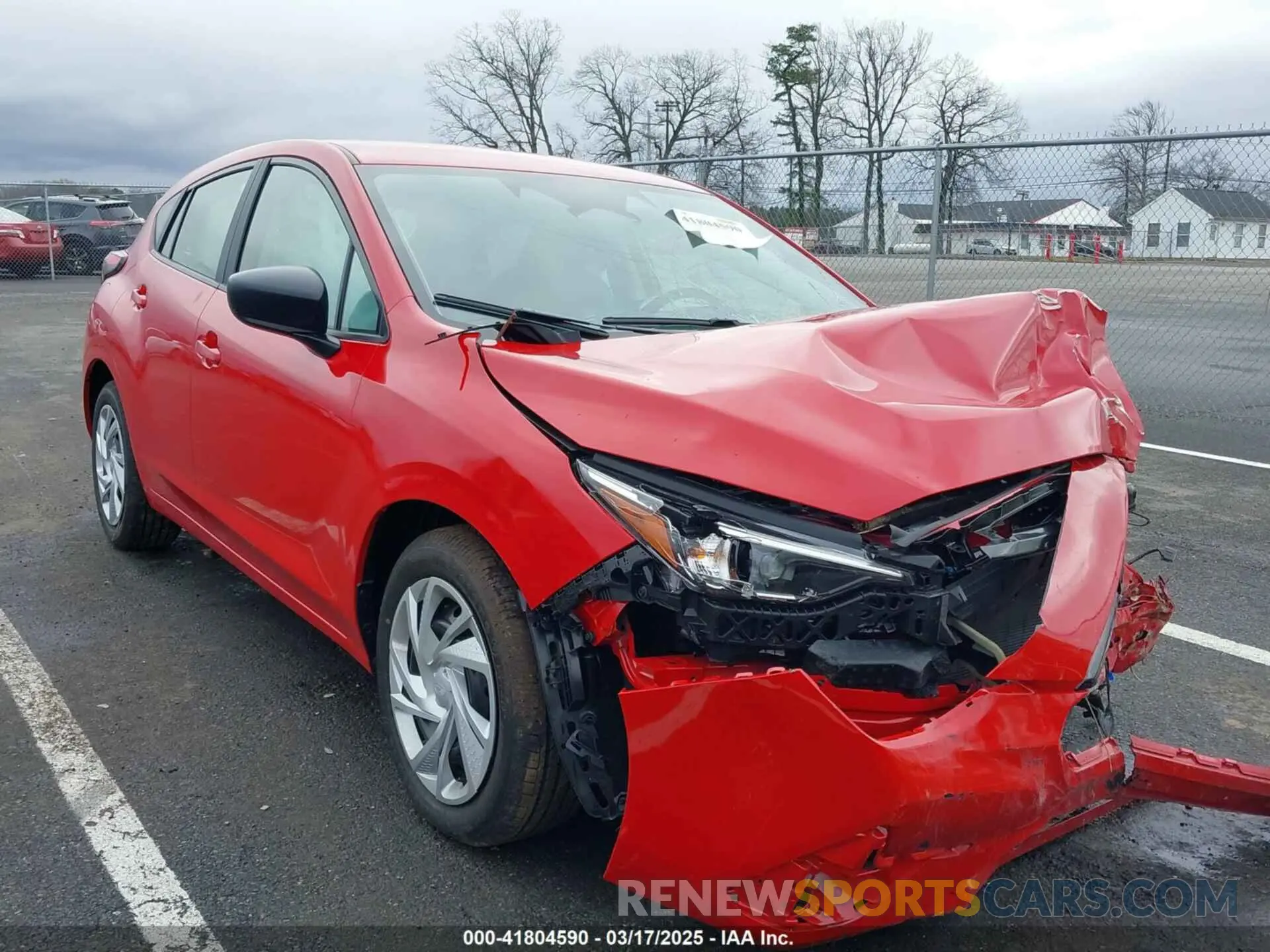 1 Photograph of a damaged car JF1GUABC6R8908229 SUBARU IMPREZA 2024