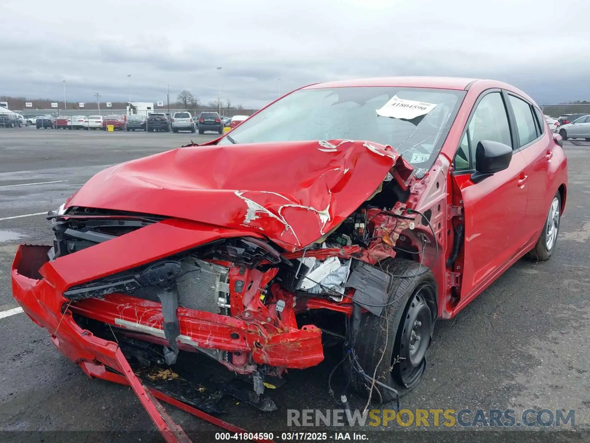 2 Photograph of a damaged car JF1GUABC6R8908229 SUBARU IMPREZA 2024
