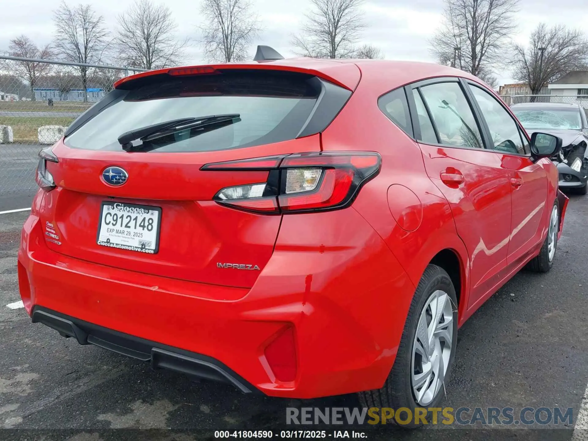 4 Photograph of a damaged car JF1GUABC6R8908229 SUBARU IMPREZA 2024