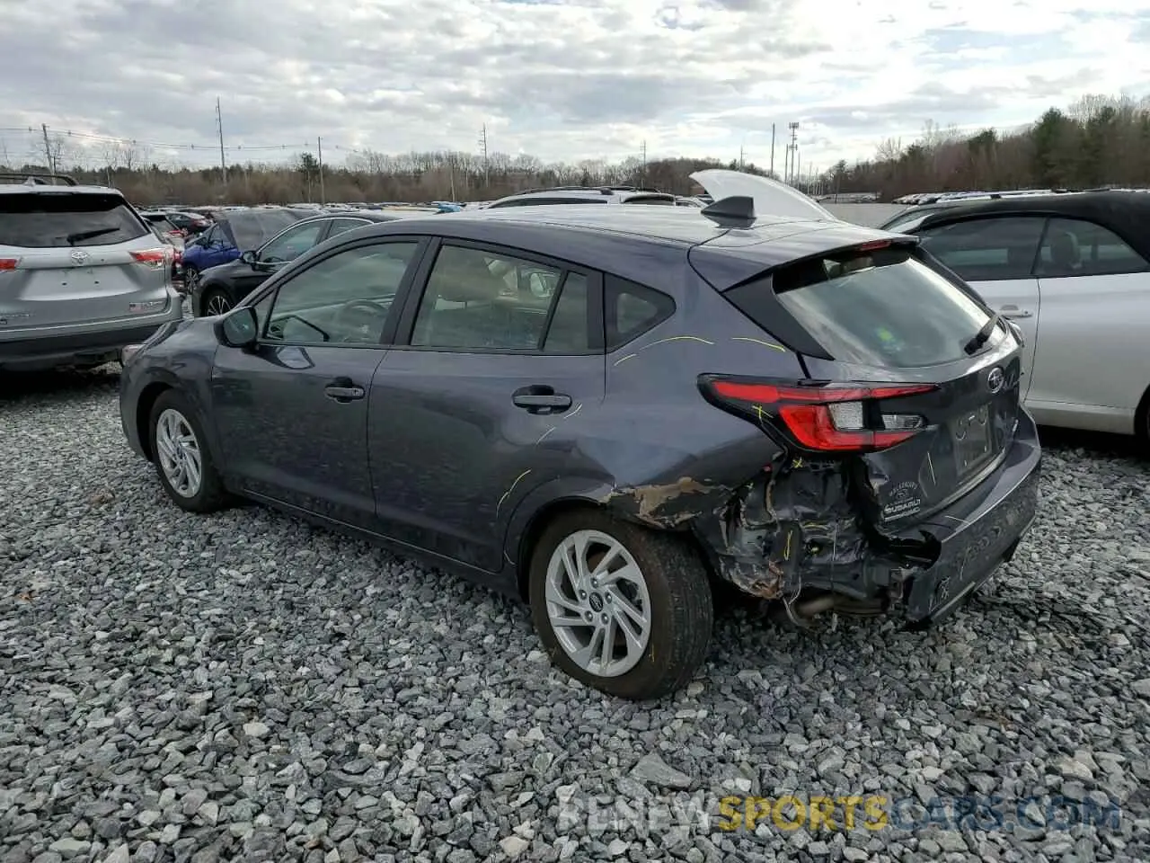 2 Photograph of a damaged car JF1GUABC7R8272159 SUBARU IMPREZA 2024