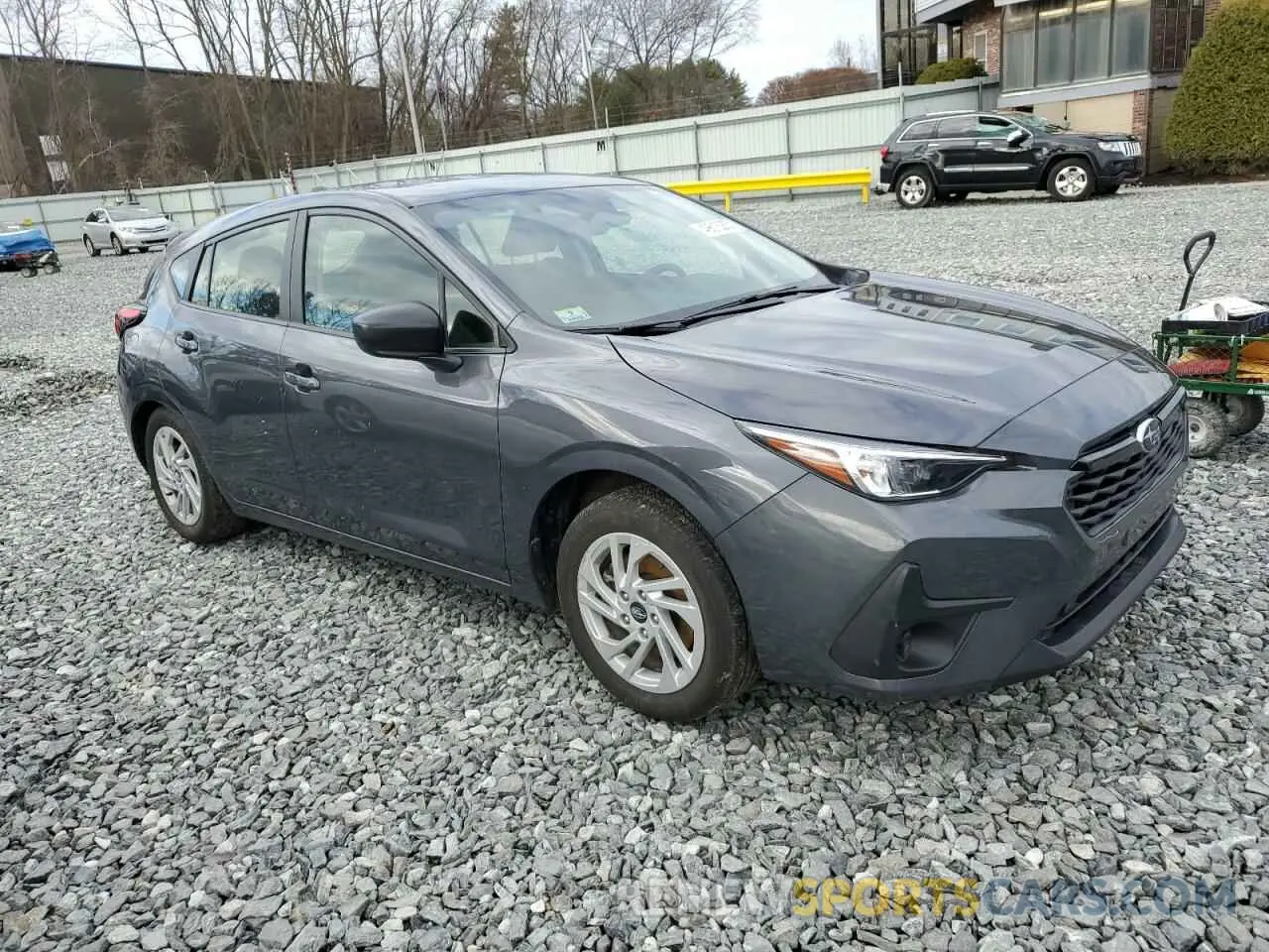 4 Photograph of a damaged car JF1GUABC7R8272159 SUBARU IMPREZA 2024