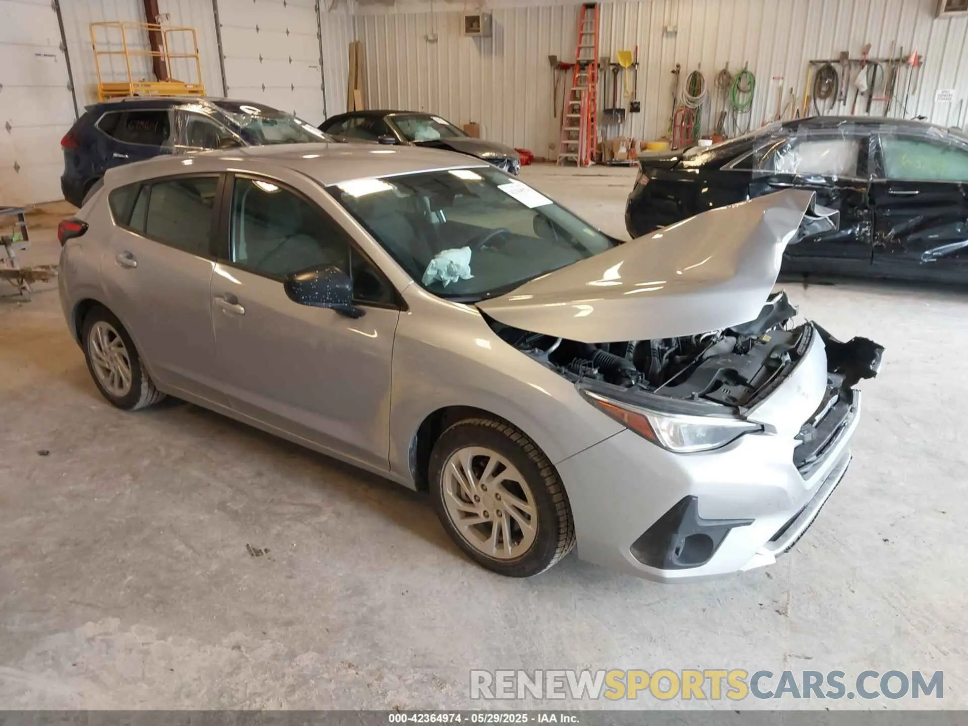 1 Photograph of a damaged car JF1GUABC7R8316239 SUBARU IMPREZA 2024