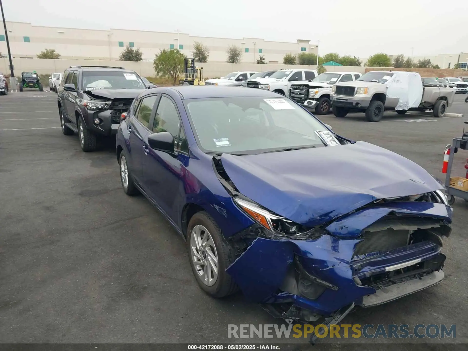 1 Photograph of a damaged car JF1GUABC7R8379504 SUBARU IMPREZA 2024