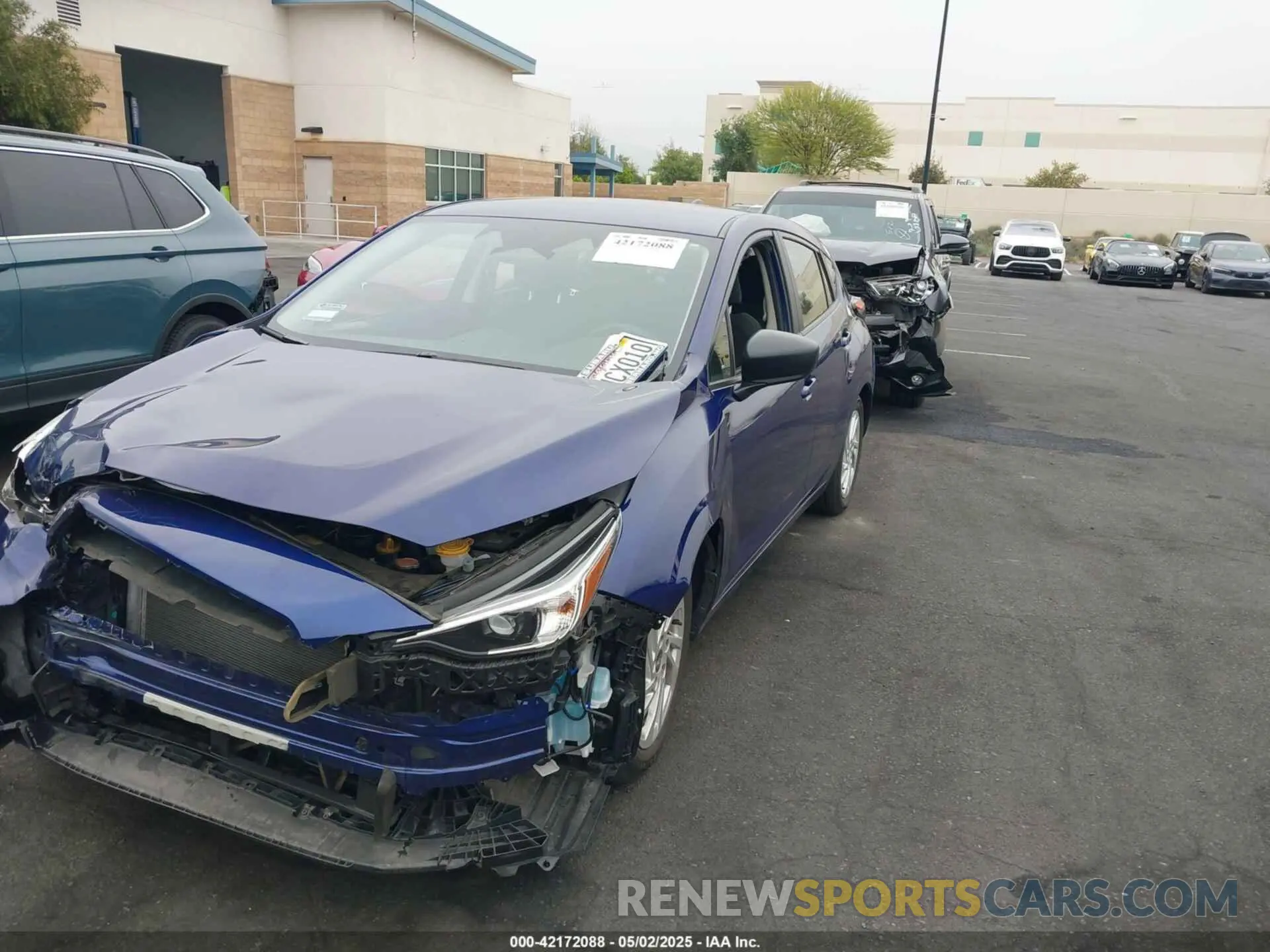 2 Photograph of a damaged car JF1GUABC7R8379504 SUBARU IMPREZA 2024