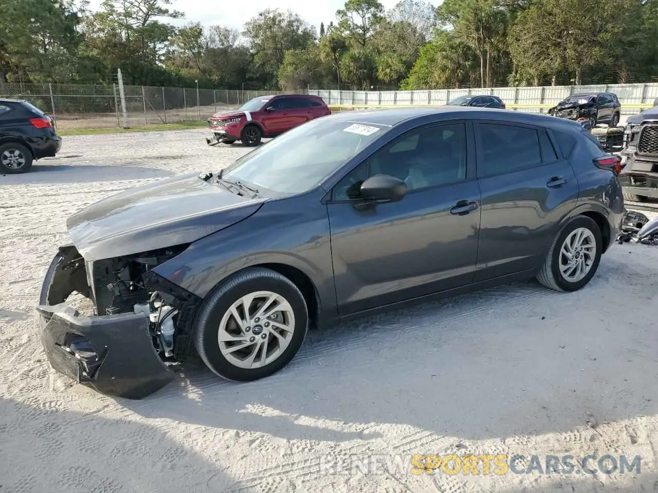 1 Photograph of a damaged car JF1GUABC8R8308358 SUBARU IMPREZA 2024