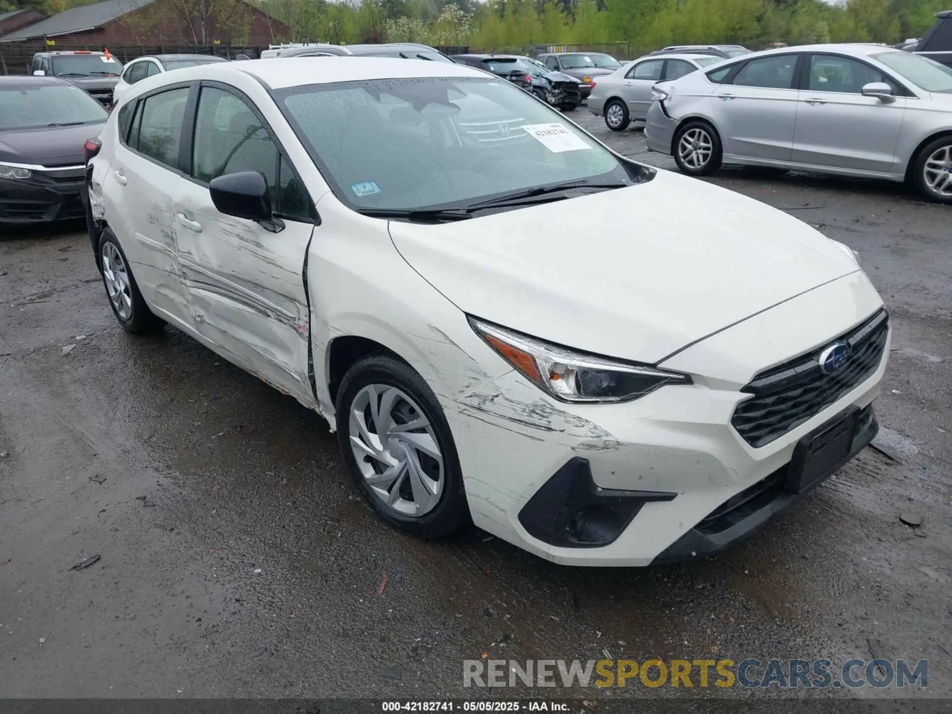 1 Photograph of a damaged car JF1GUABC8R8319554 SUBARU IMPREZA 2024