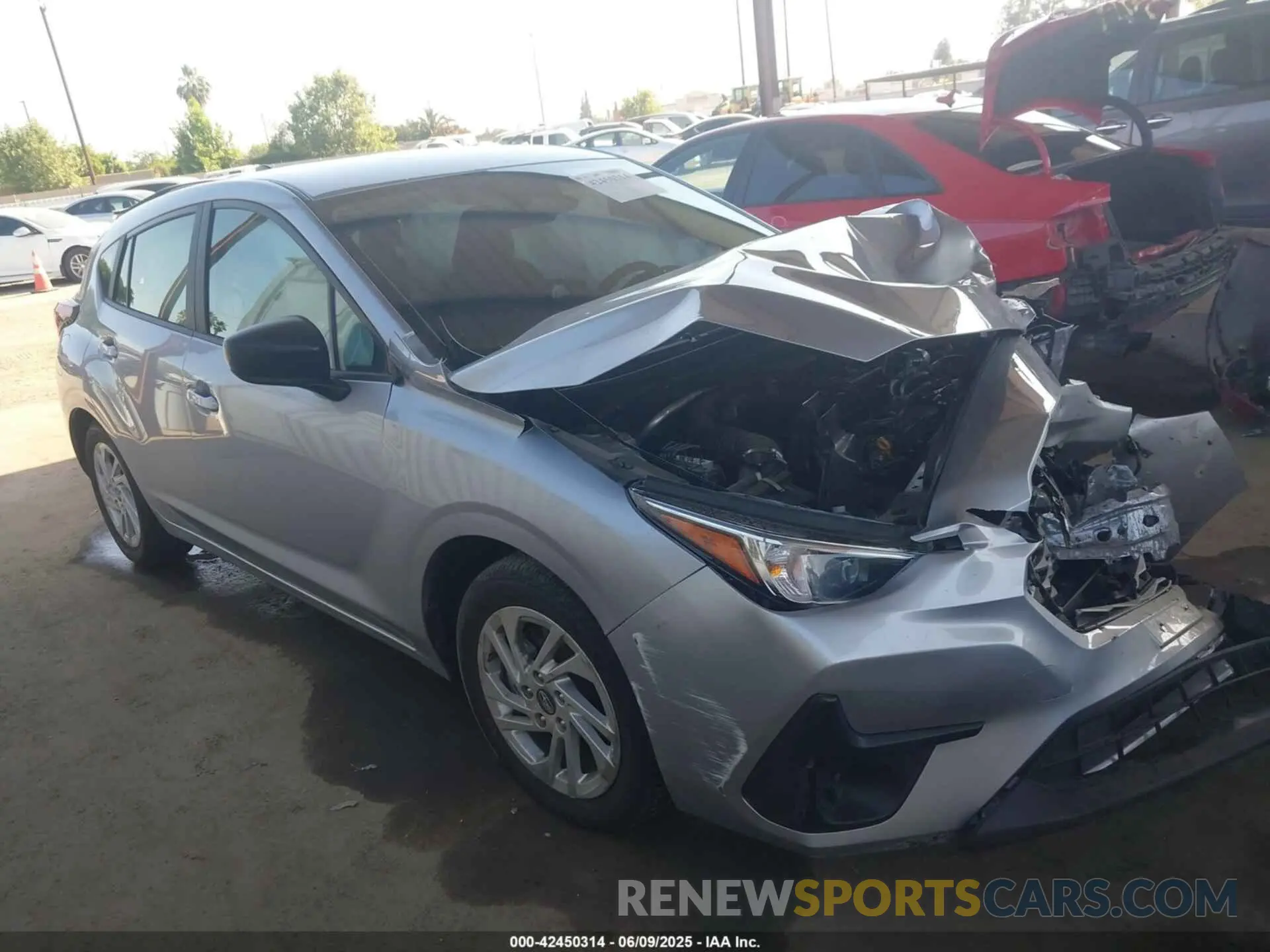 1 Photograph of a damaged car JF1GUABC8R8383769 SUBARU IMPREZA 2024