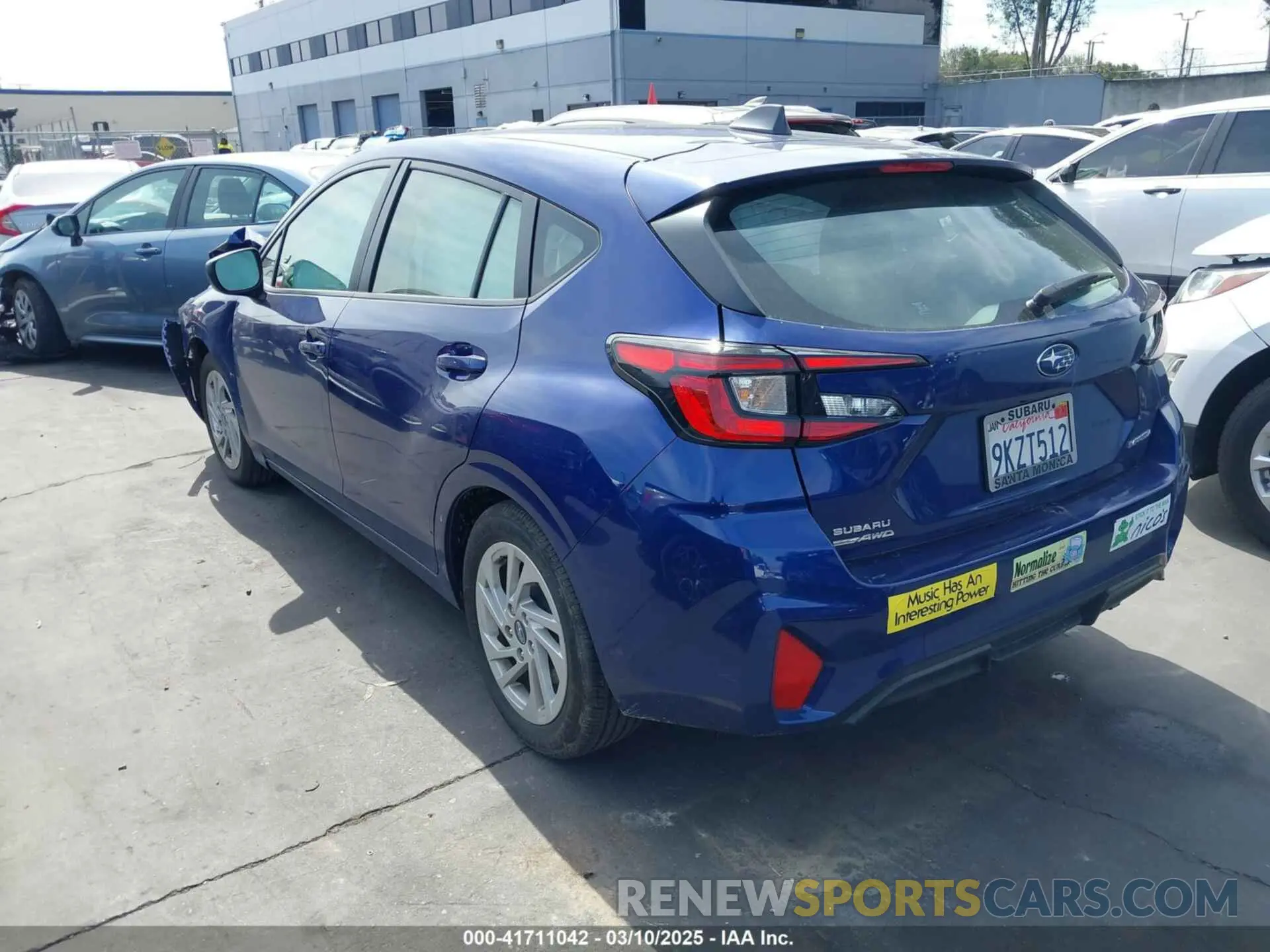 3 Photograph of a damaged car JF1GUABC9R8323581 SUBARU IMPREZA 2024