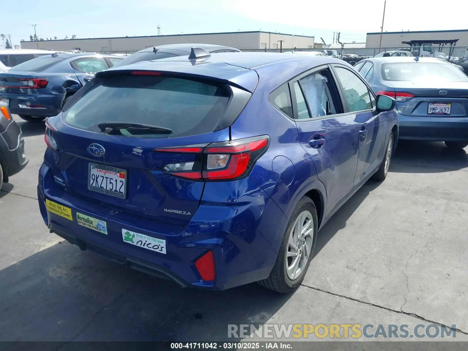 4 Photograph of a damaged car JF1GUABC9R8323581 SUBARU IMPREZA 2024