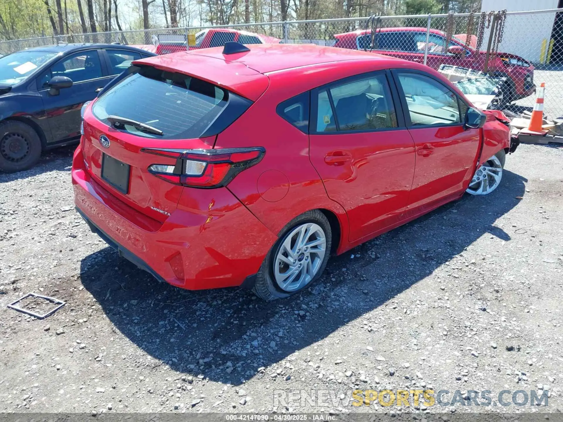 4 Photograph of a damaged car JF1GUABC9R8873735 SUBARU IMPREZA 2024
