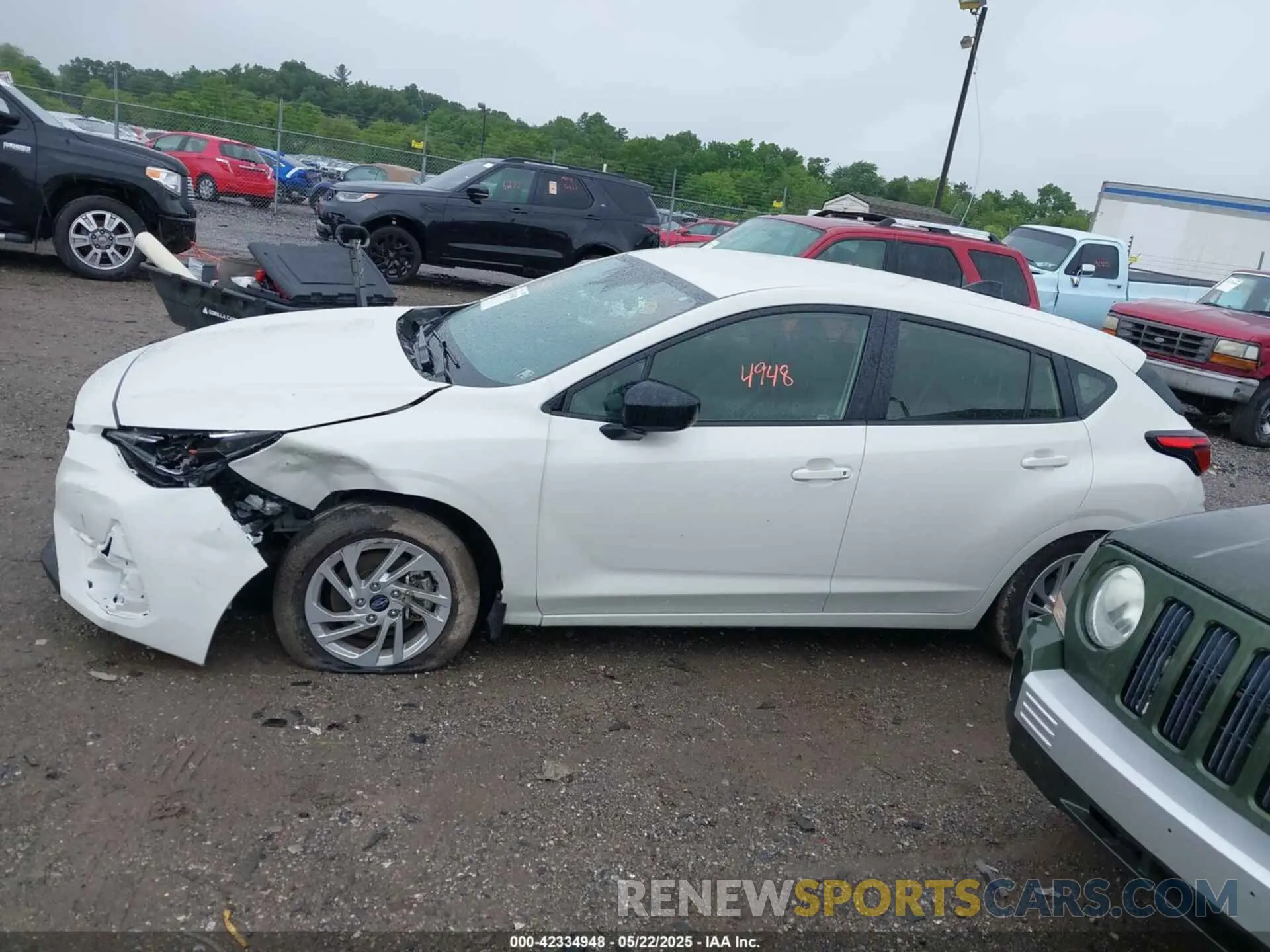 14 Photograph of a damaged car JF1GUABCXR8324402 SUBARU IMPREZA 2024