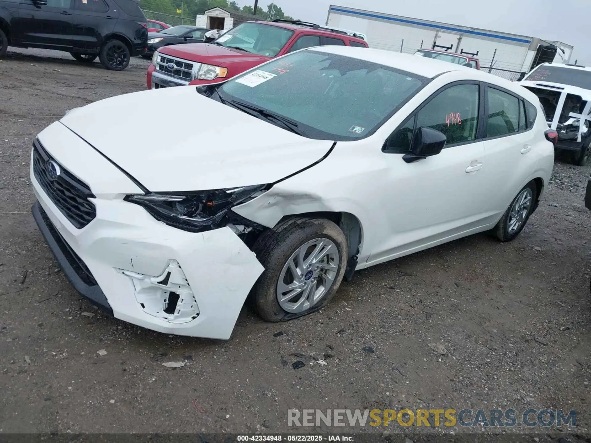 2 Photograph of a damaged car JF1GUABCXR8324402 SUBARU IMPREZA 2024