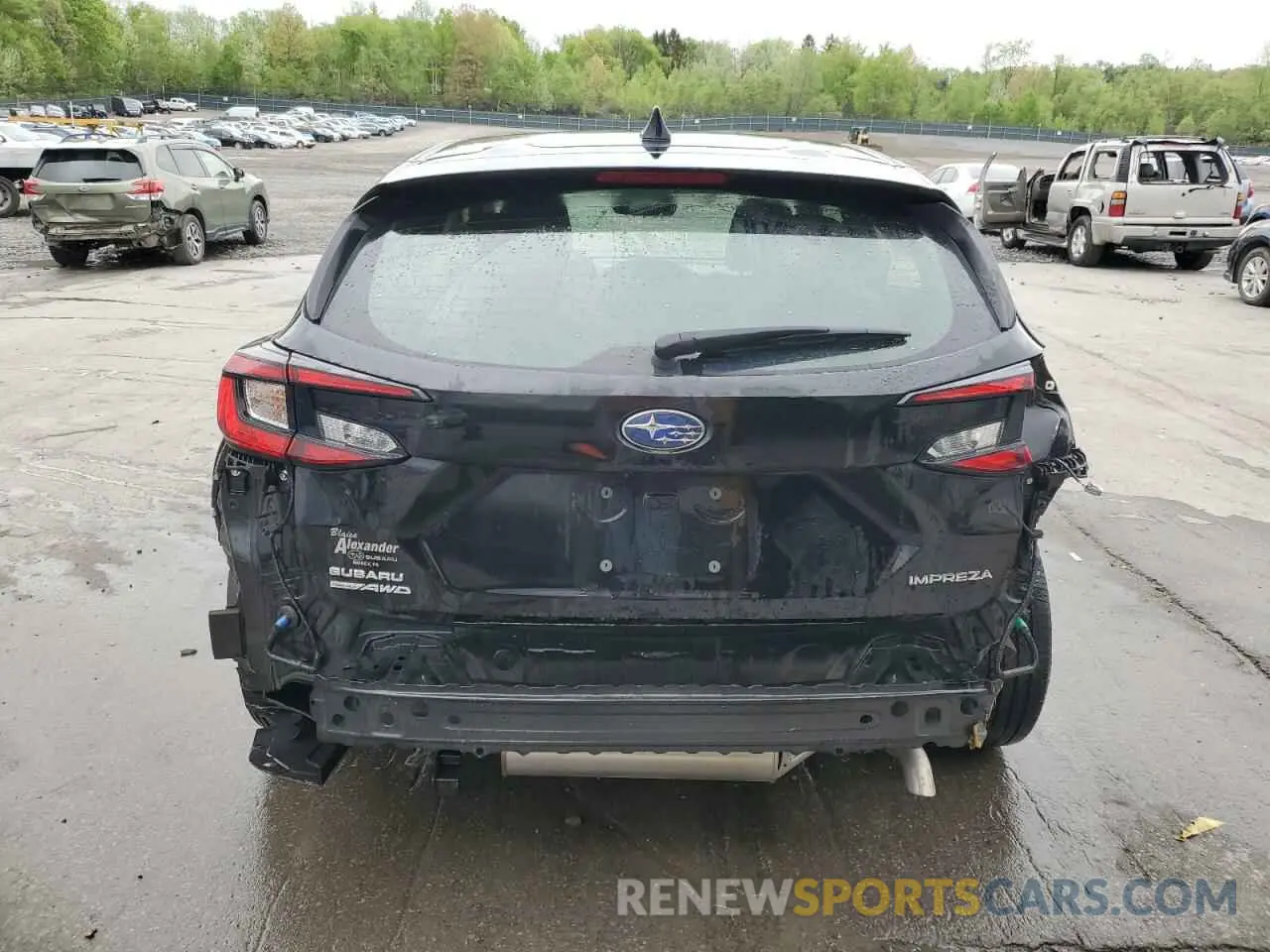 6 Photograph of a damaged car JF1GUABCXR8343595 SUBARU IMPREZA 2024