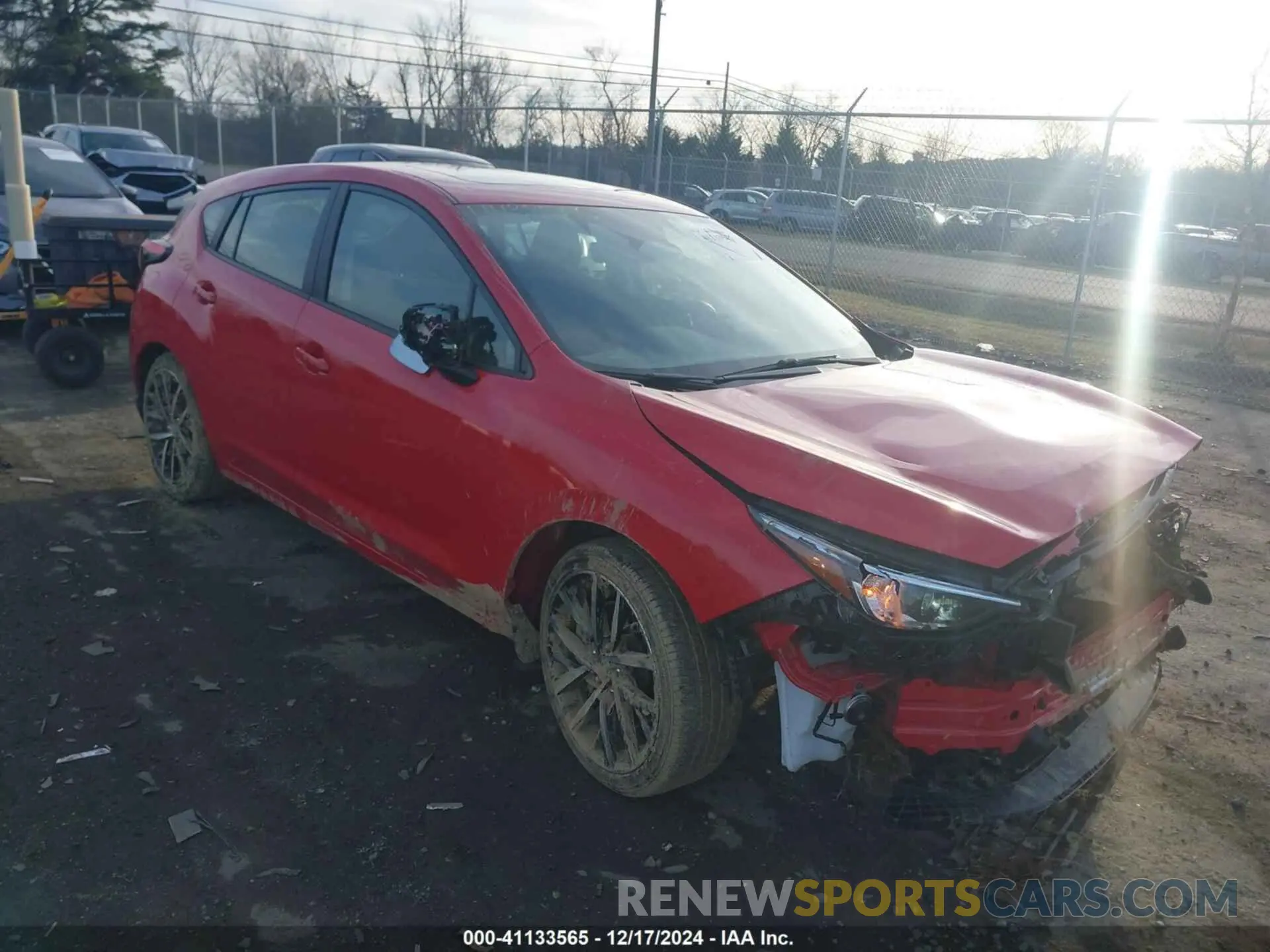 1 Photograph of a damaged car JF1GUAFC0R8343759 SUBARU IMPREZA 2024