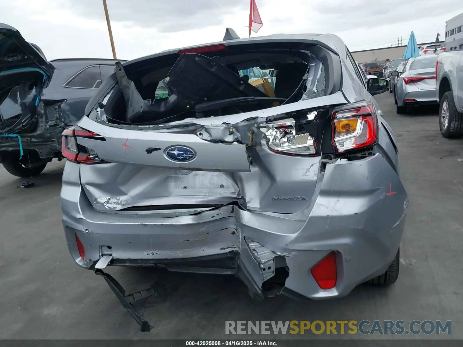 16 Photograph of a damaged car JF1GUAFC1R8342099 SUBARU IMPREZA 2024