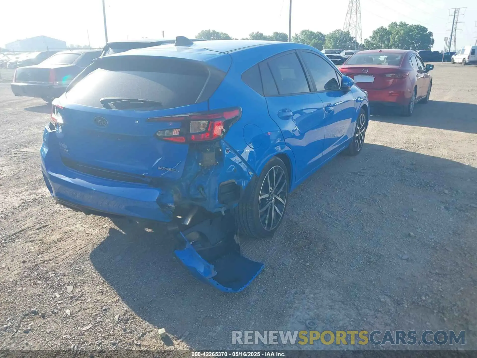 4 Photograph of a damaged car JF1GUAFC4R8335003 SUBARU IMPREZA 2024