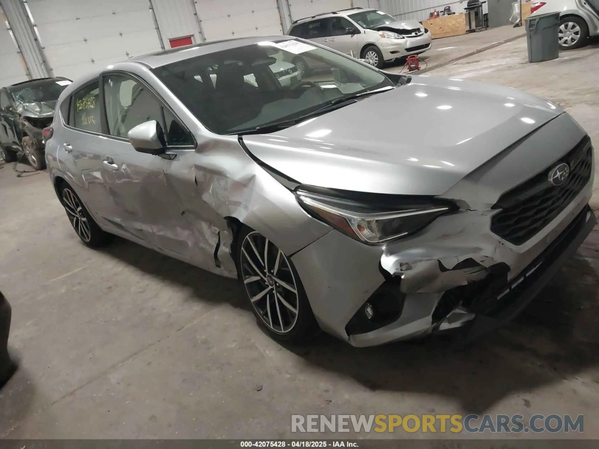 1 Photograph of a damaged car JF1GUAFC6R8224162 SUBARU IMPREZA 2024