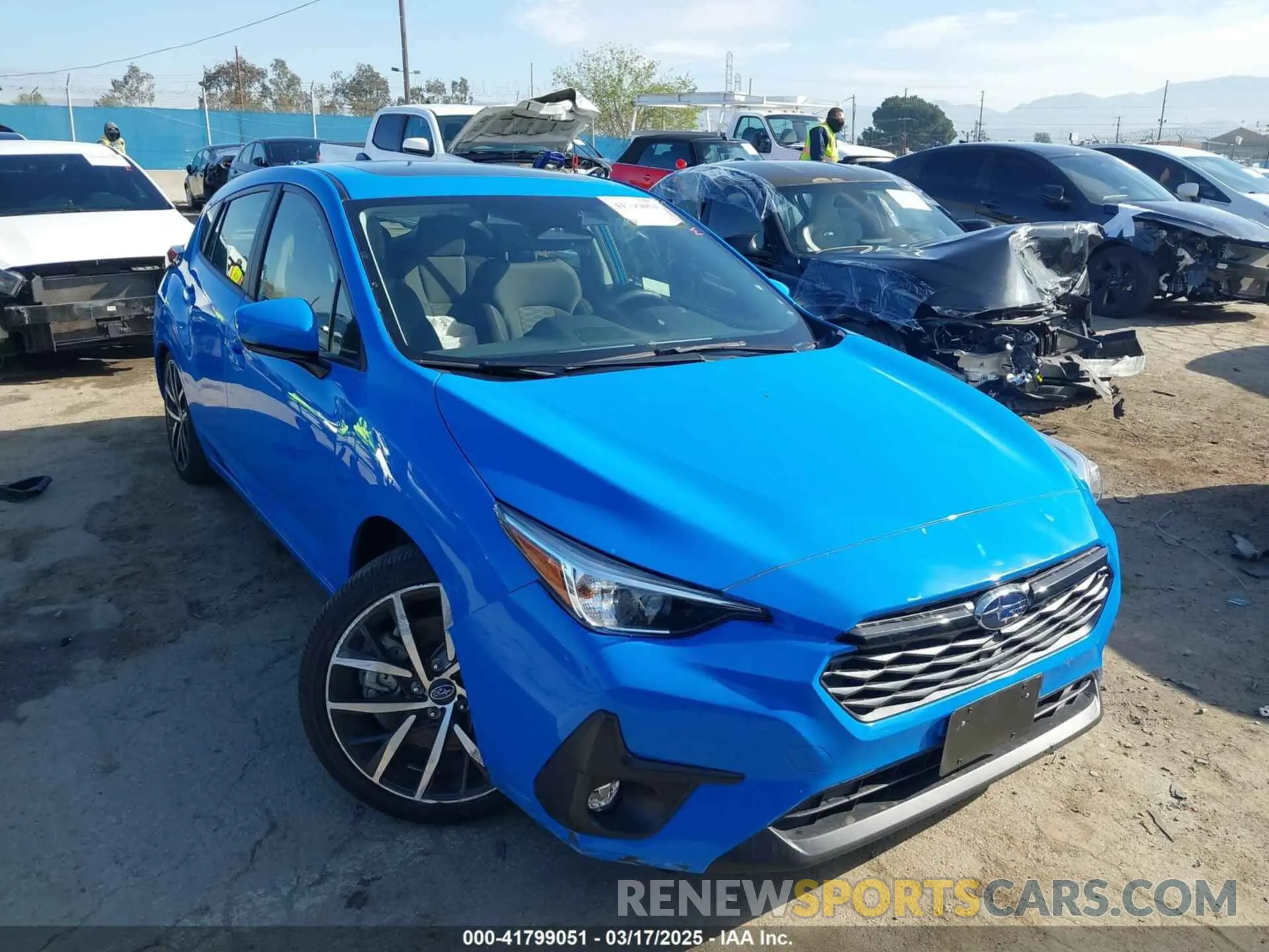 1 Photograph of a damaged car JF1GUAFC6R8267139 SUBARU IMPREZA 2024