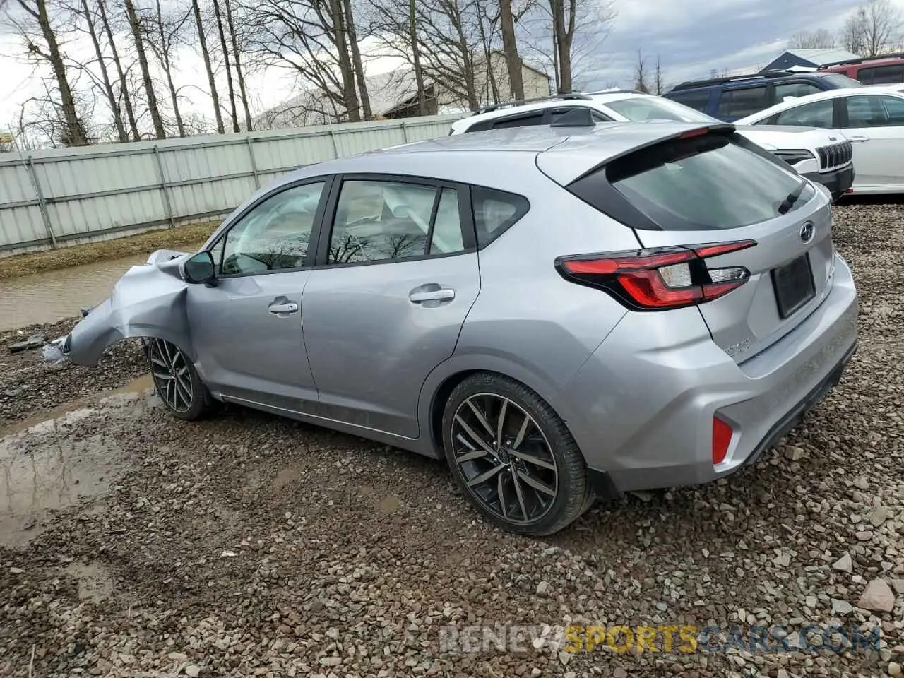 2 Photograph of a damaged car JF1GUAFC6R8307610 SUBARU IMPREZA 2024