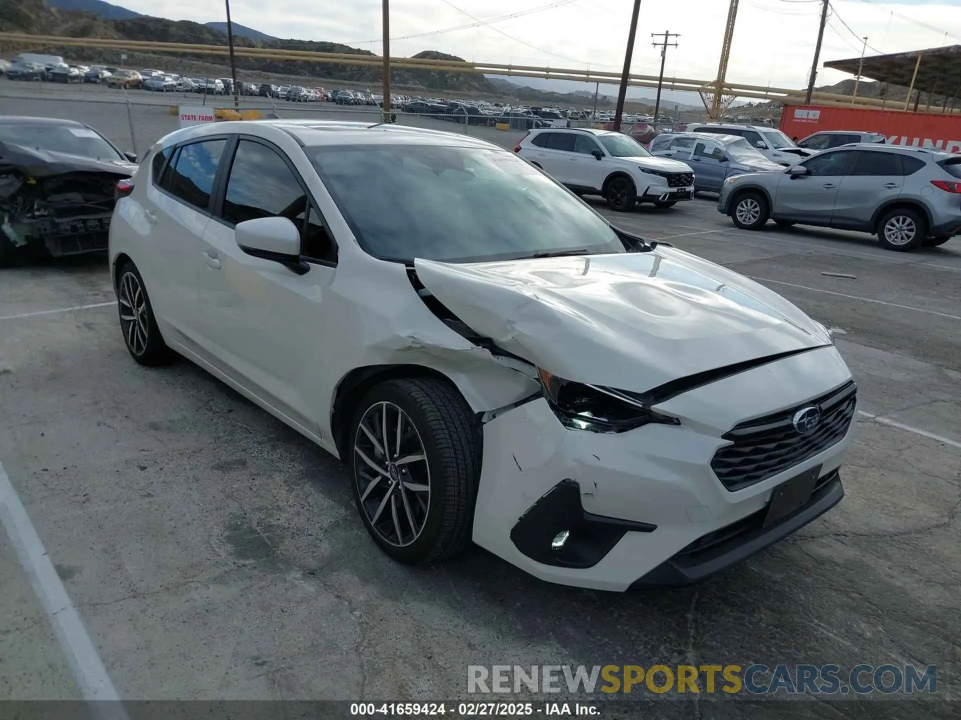 1 Photograph of a damaged car JF1GUAFC6R8383859 SUBARU IMPREZA 2024