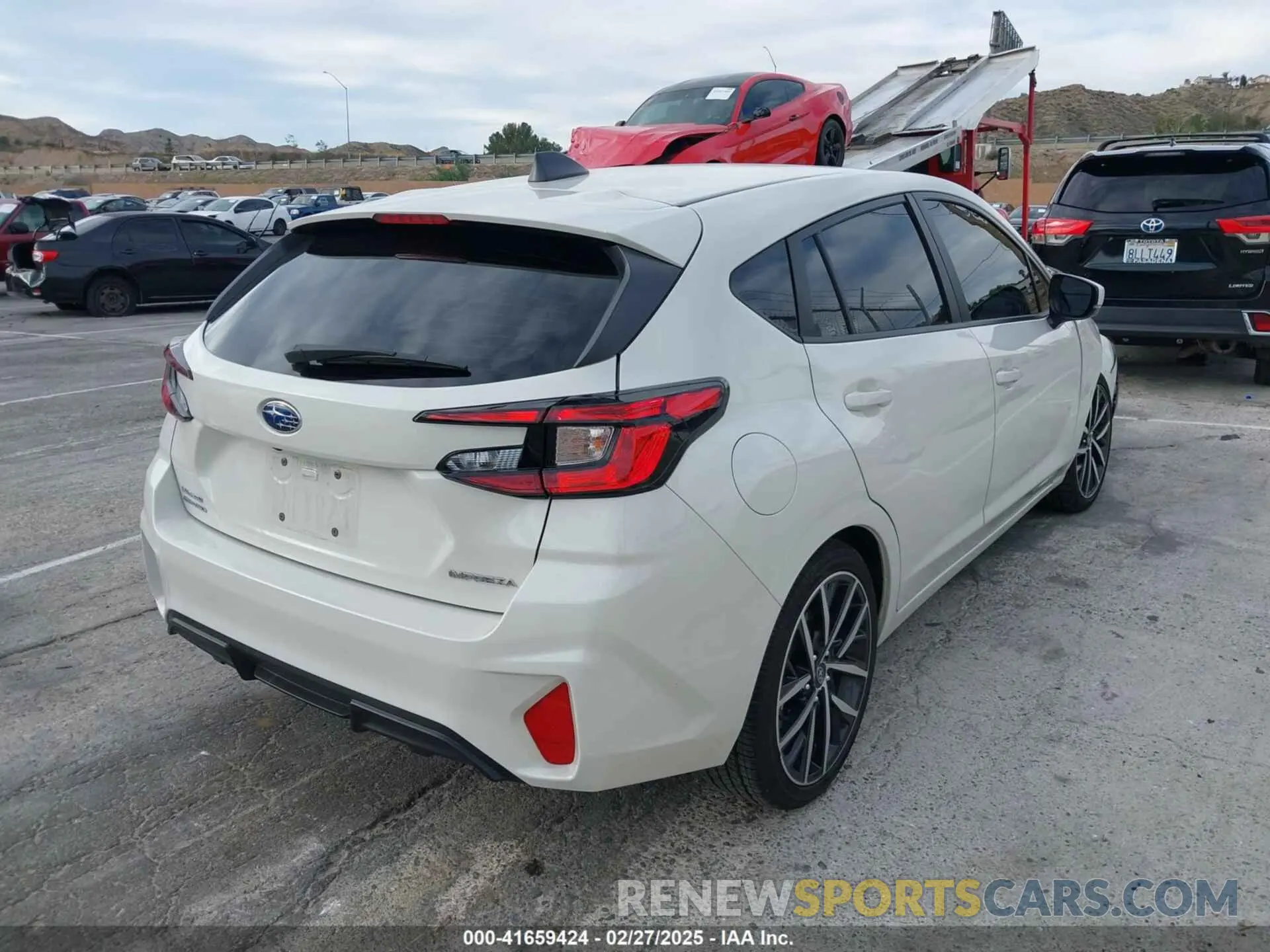 4 Photograph of a damaged car JF1GUAFC6R8383859 SUBARU IMPREZA 2024