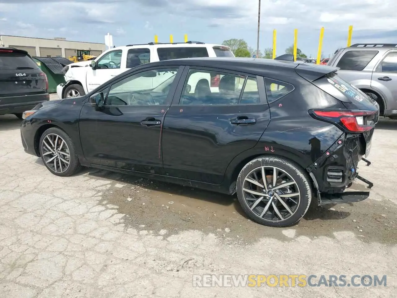 2 Photograph of a damaged car JF1GUAFC6R8394182 SUBARU IMPREZA 2024