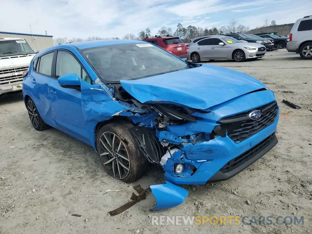 4 Photograph of a damaged car JF1GUAFC7R8306451 SUBARU IMPREZA 2024