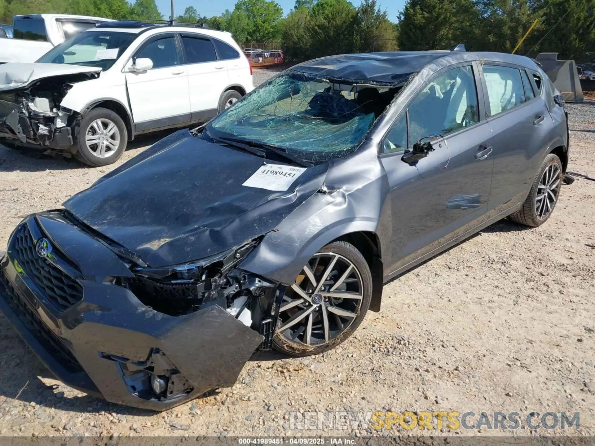 2 Photograph of a damaged car JF1GUAFC7R8888566 SUBARU IMPREZA 2024