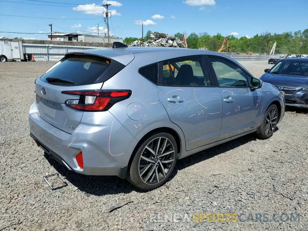 3 Photograph of a damaged car JF1GUAFC8R8350166 SUBARU IMPREZA 2024