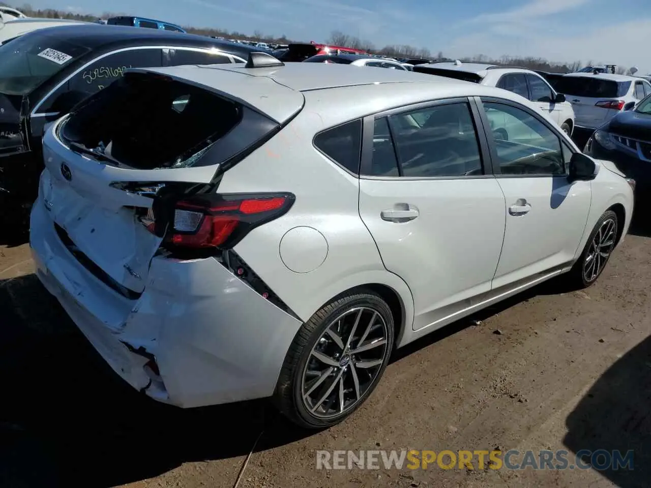 3 Photograph of a damaged car JF1GUAFC8R8910185 SUBARU IMPREZA 2024
