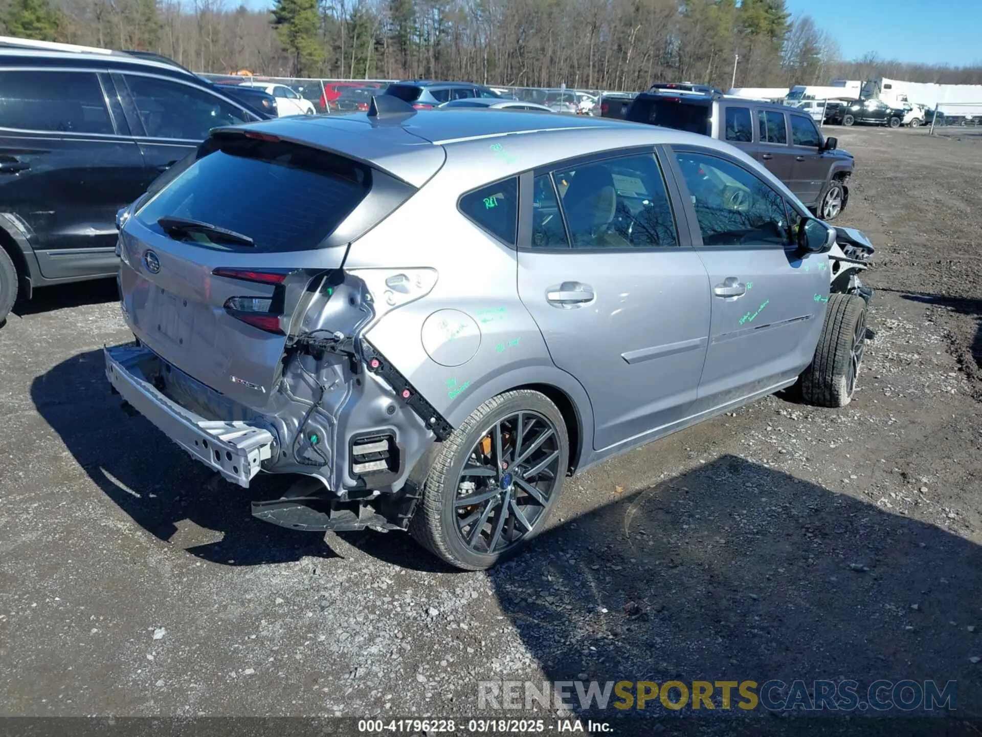 4 Photograph of a damaged car JF1GUAFC9R8375996 SUBARU IMPREZA 2024