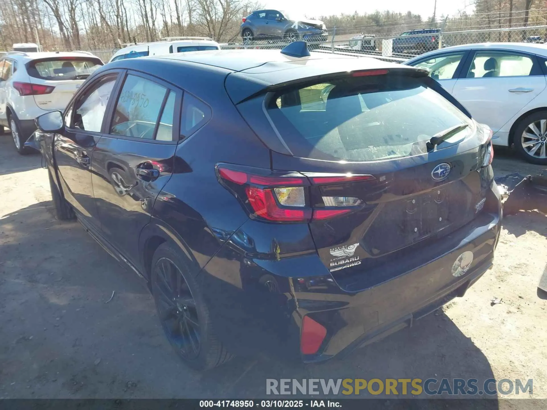 3 Photograph of a damaged car JF1GUHHC7R8272422 SUBARU IMPREZA 2024