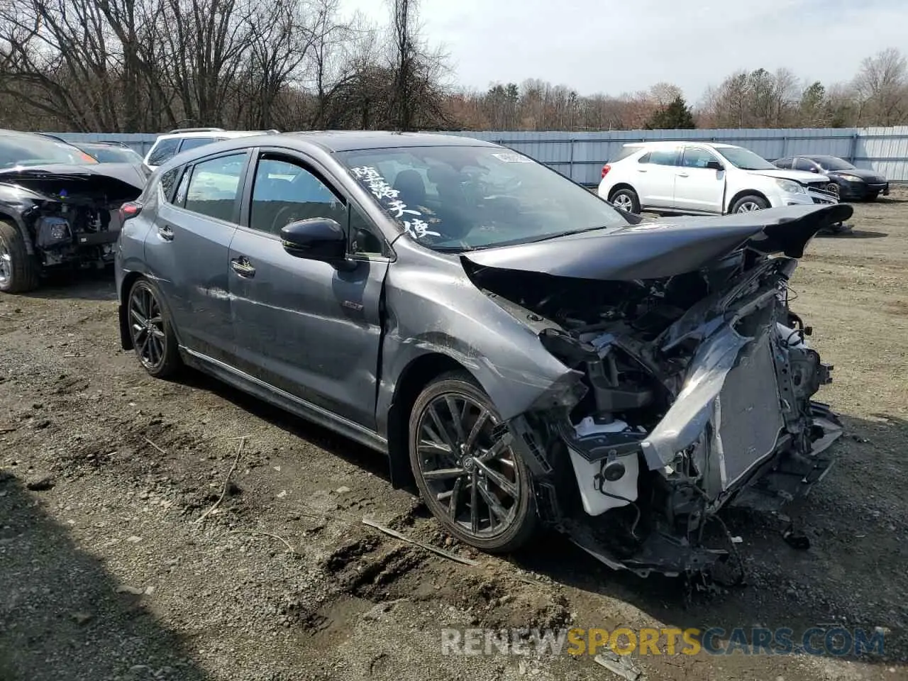 4 Photograph of a damaged car JF1GUHJC3R8308648 SUBARU IMPREZA 2024