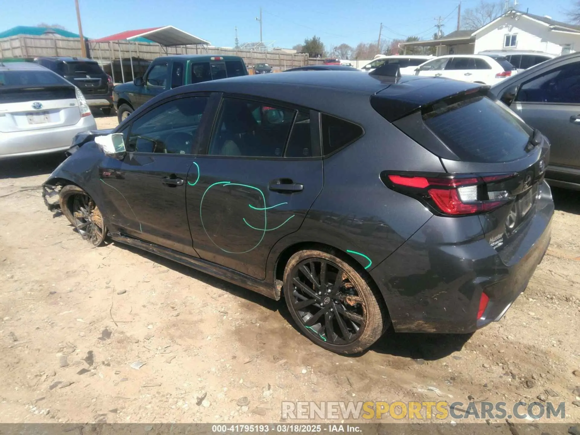 3 Photograph of a damaged car JF1GUHJC3R8362841 SUBARU IMPREZA 2024