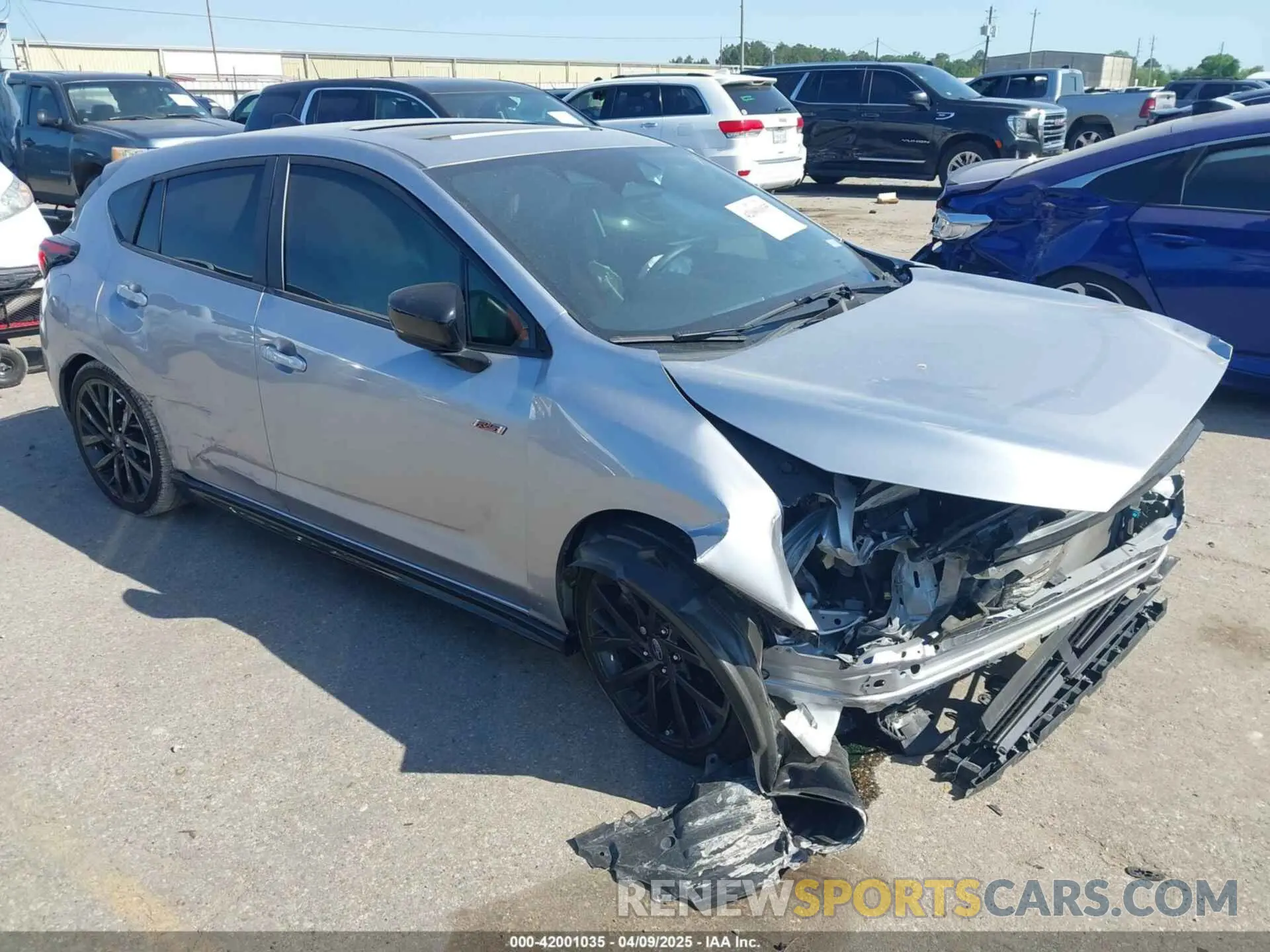 1 Photograph of a damaged car JF1GUHJC5R8236478 SUBARU IMPREZA 2024