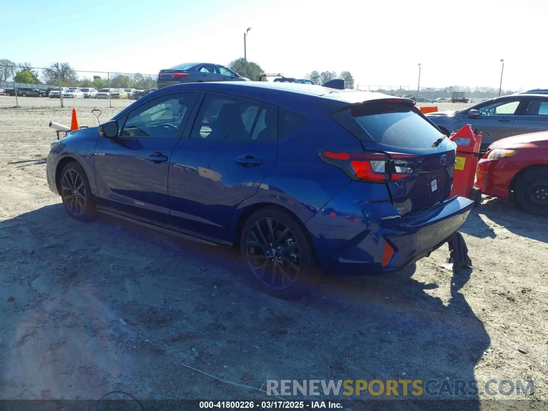 3 Photograph of a damaged car JF1GUHJC5R8318274 SUBARU IMPREZA 2024