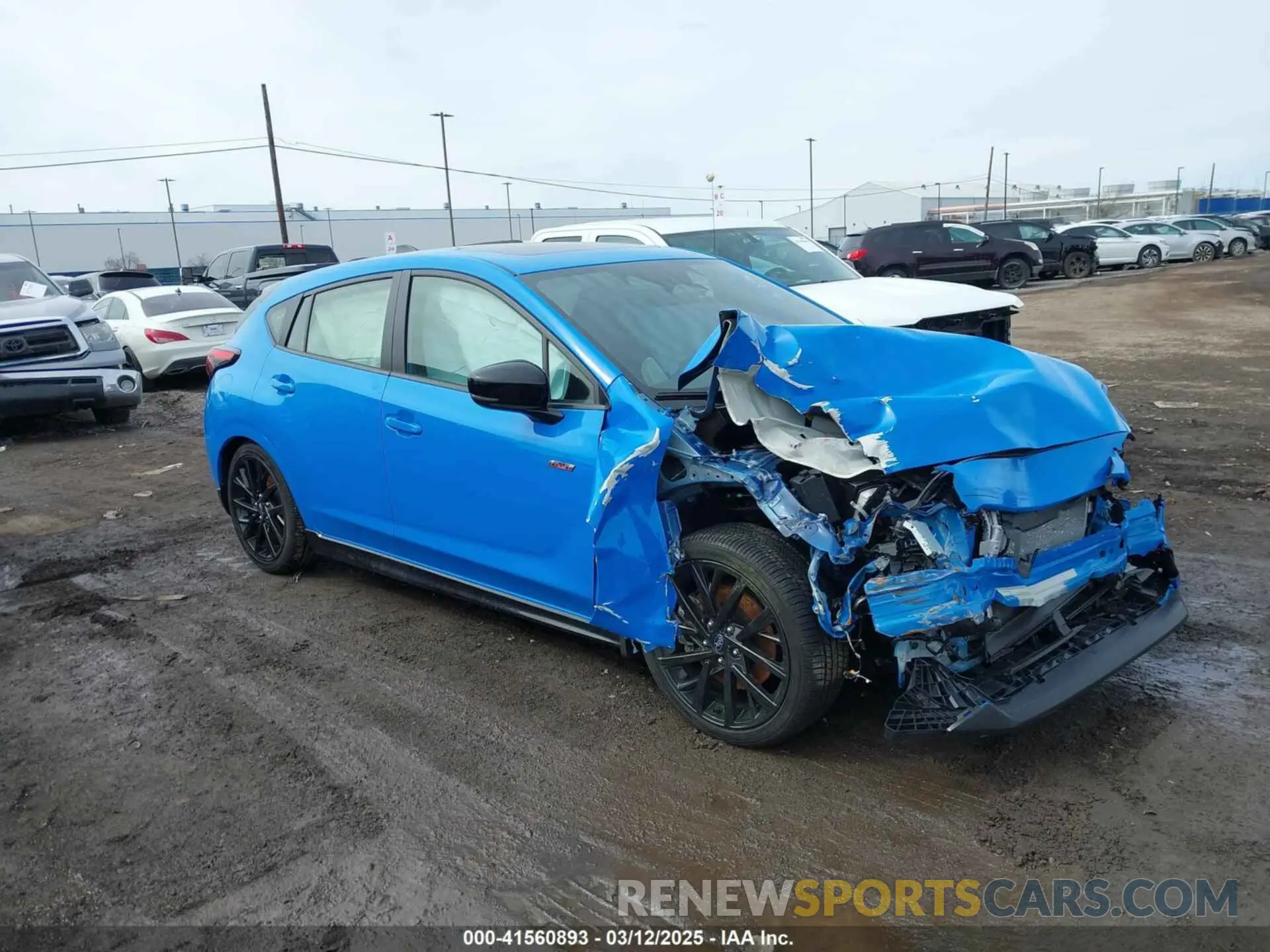 1 Photograph of a damaged car JF1GUHJCXR8327309 SUBARU IMPREZA 2024