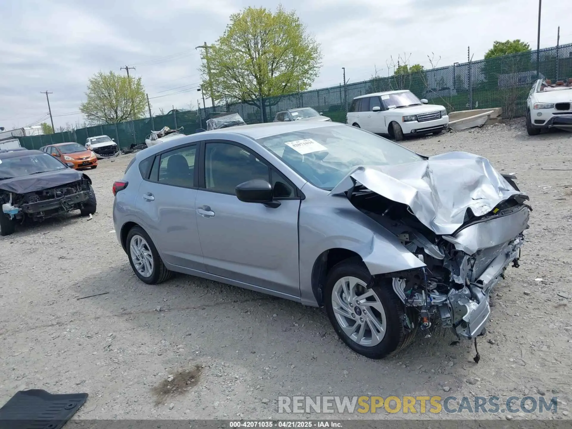 1 Photograph of a damaged car JF1GUABC7S8235845 SUBARU IMPREZA 2025