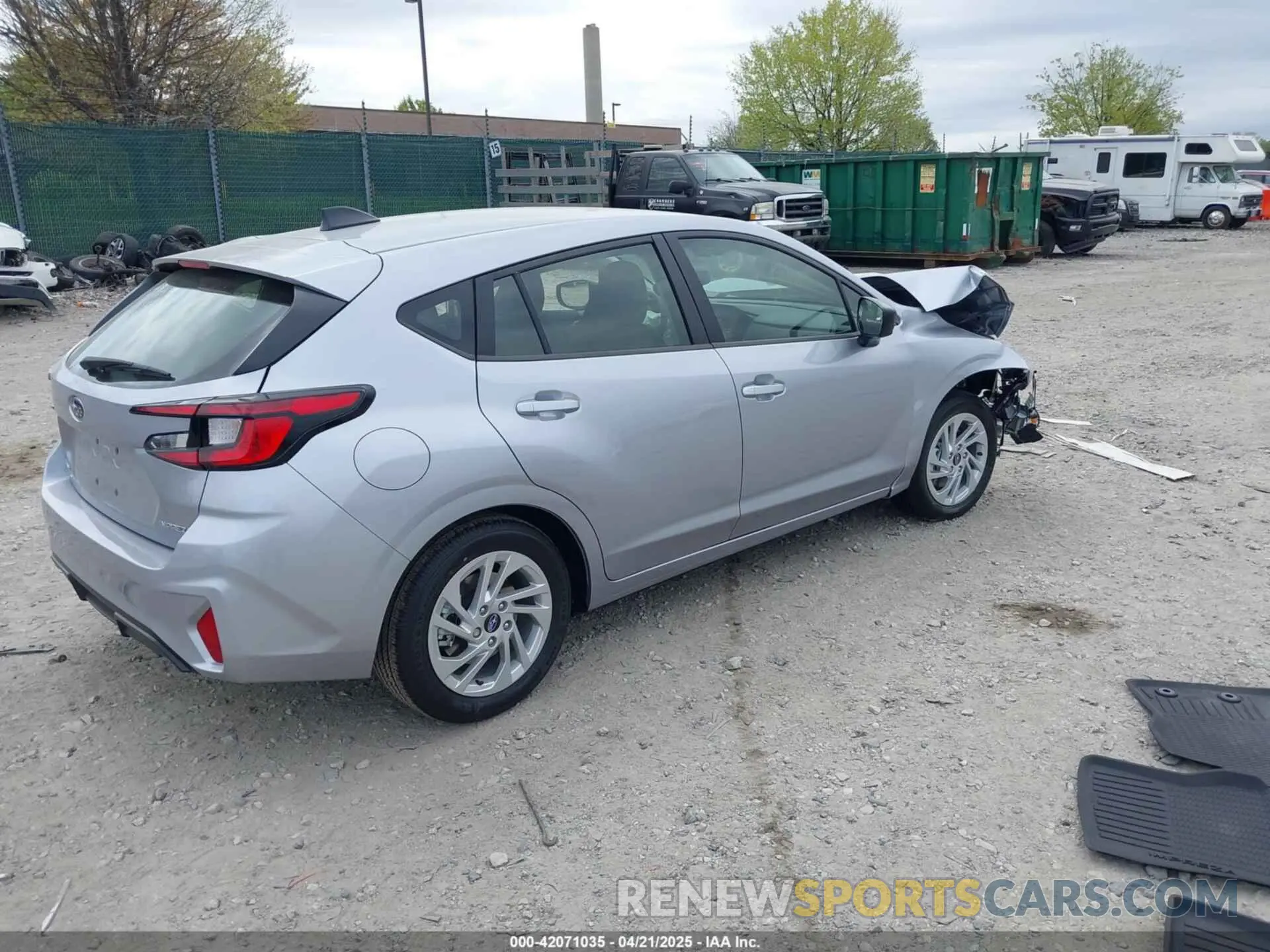 4 Photograph of a damaged car JF1GUABC7S8235845 SUBARU IMPREZA 2025