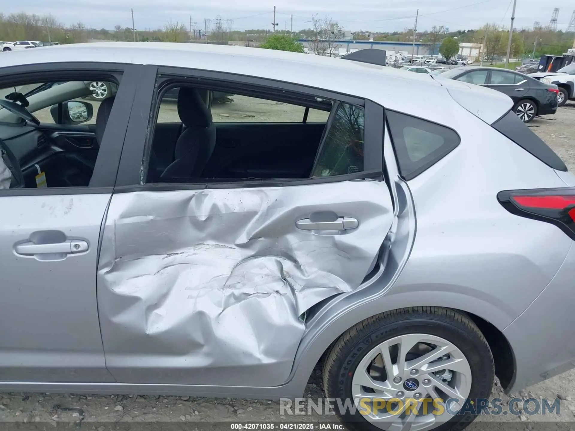 6 Photograph of a damaged car JF1GUABC7S8235845 SUBARU IMPREZA 2025