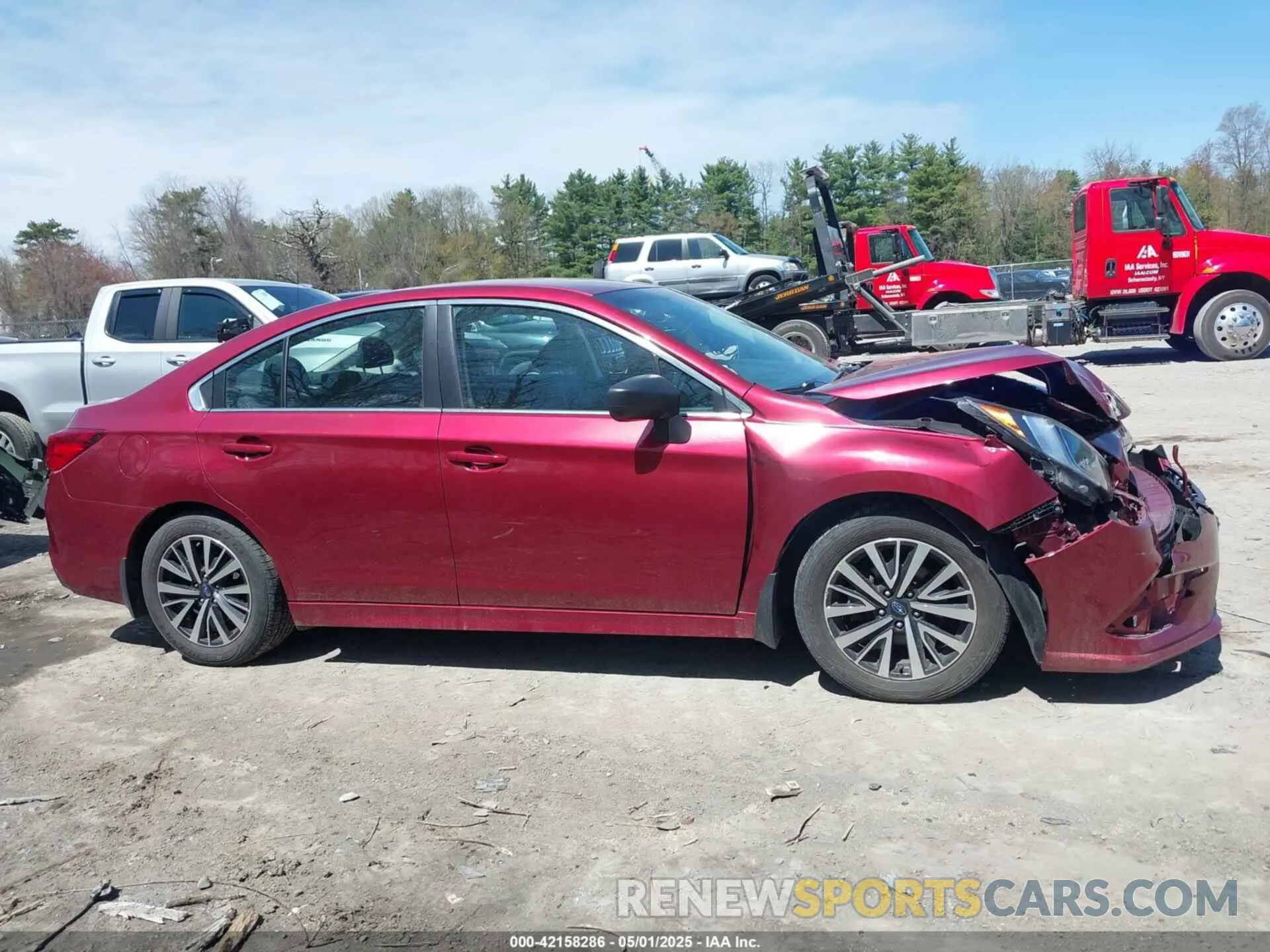 13 Photograph of a damaged car 4S3BNAB62K3025002 SUBARU LEGACY 2019