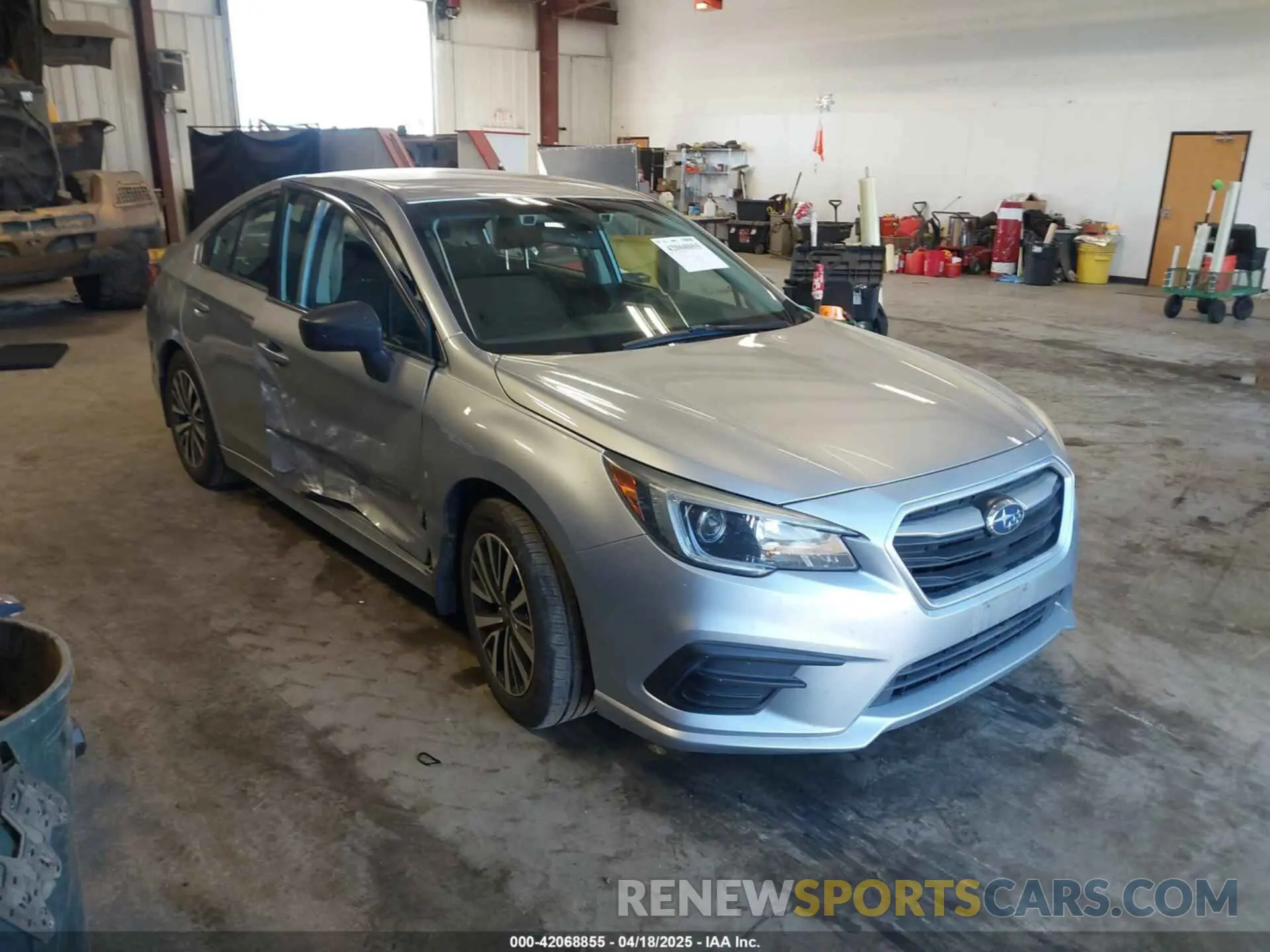 1 Photograph of a damaged car 4S3BNAB63K3024120 SUBARU LEGACY 2019