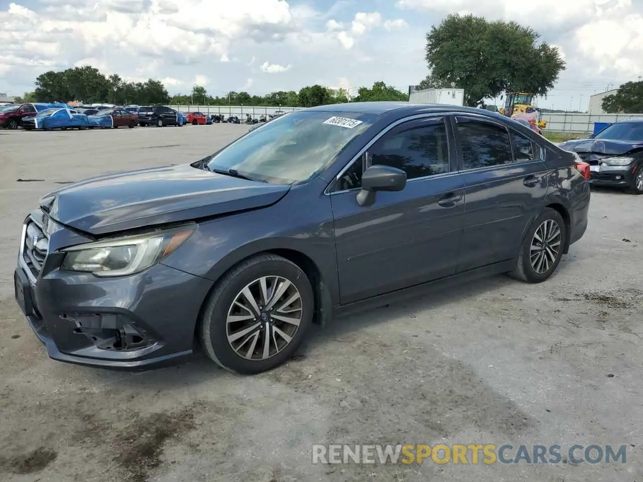 1 Photograph of a damaged car 4S3BNAB65K3036396 SUBARU LEGACY 2019
