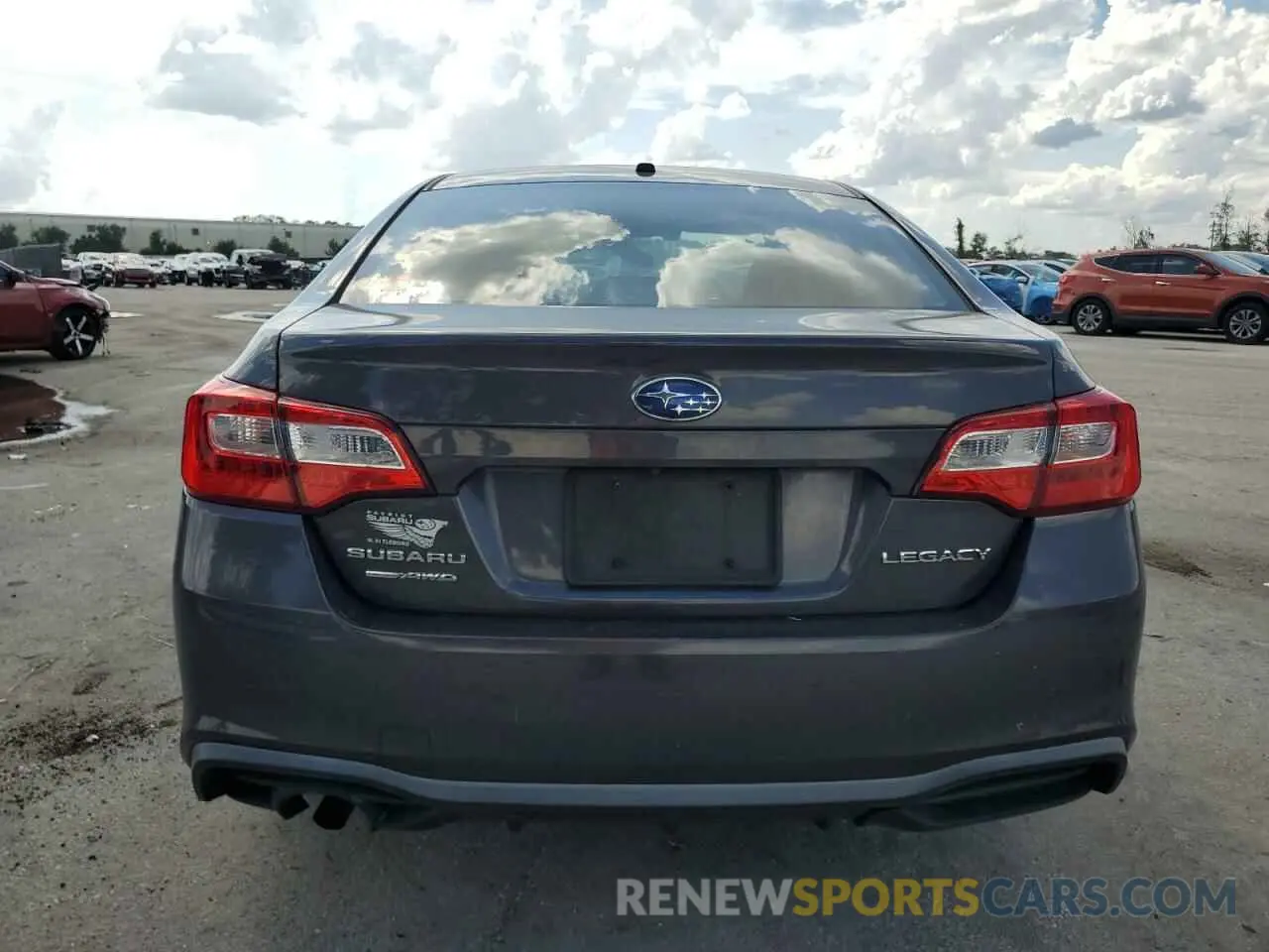 6 Photograph of a damaged car 4S3BNAB65K3036396 SUBARU LEGACY 2019