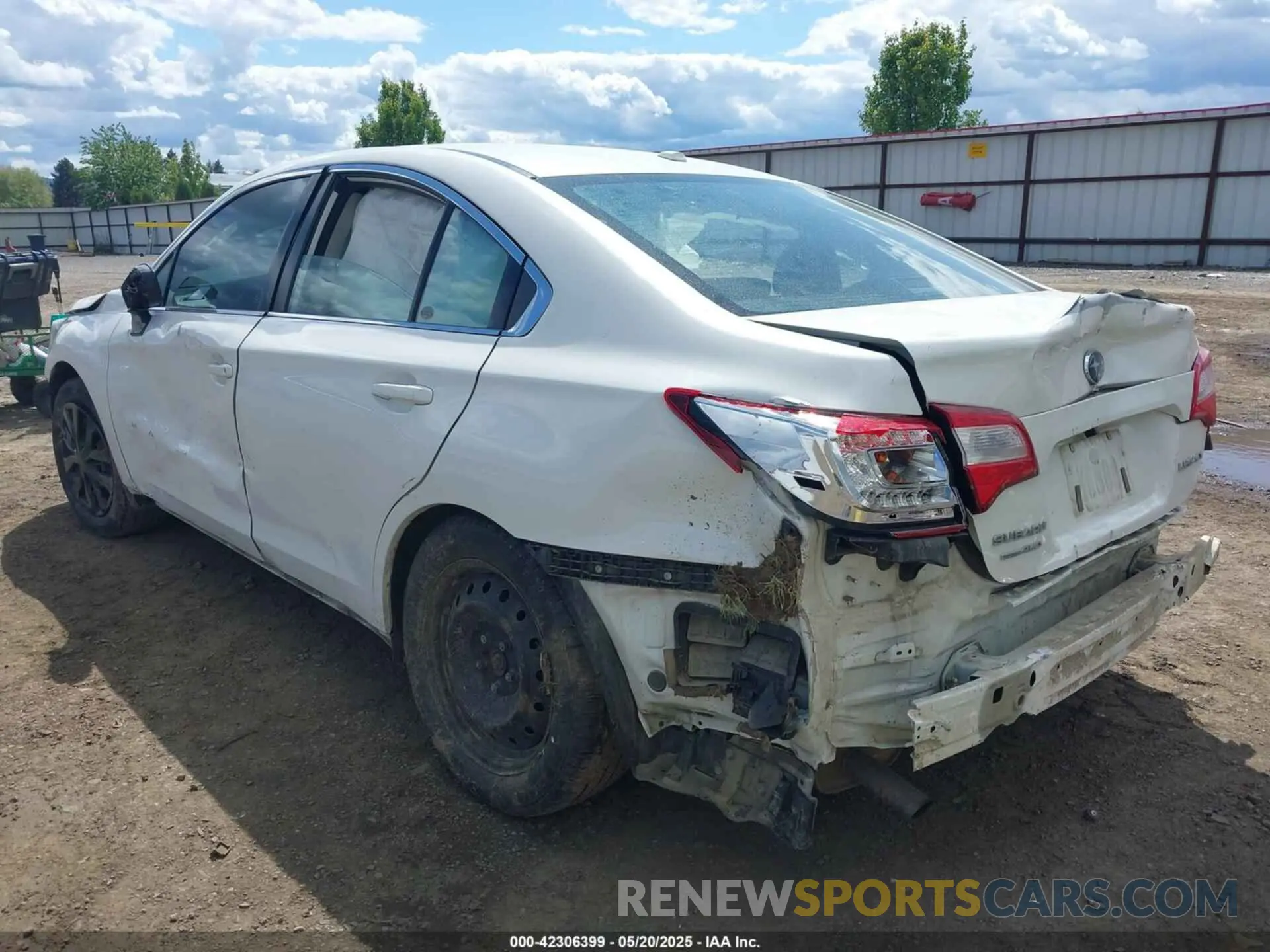 3 Photograph of a damaged car 4S3BNAB66K3030879 SUBARU LEGACY 2019